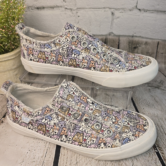 BOBS BY SKECHERS B FREE MUTT MELODY SLIP ON SNEAKERS WOMENS SIZE 9 LIKE NEW - Picture 4 of 10